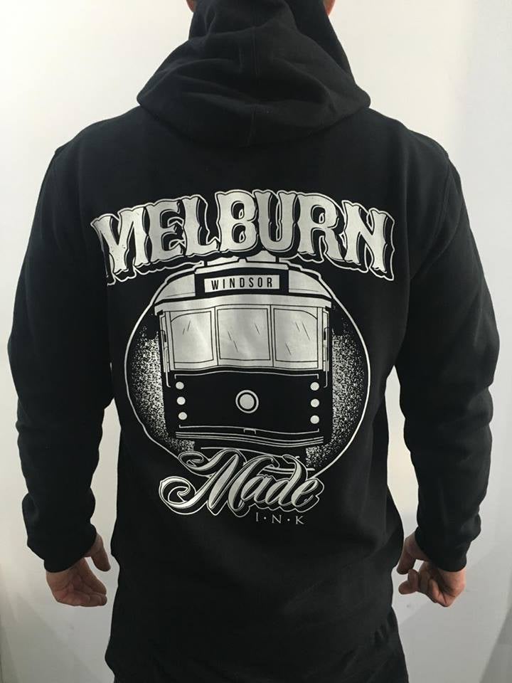 MELBURN MADE TRAM LOGO HOODIE