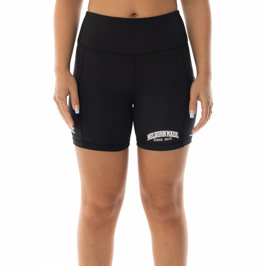 MELBURN MADE BIKE SHORTS BLACK