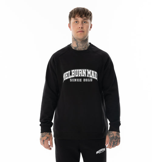 MELBURN MADE CREW NECK BLACK