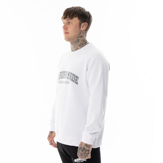 MELBURN MADE CREW NECK WHITE