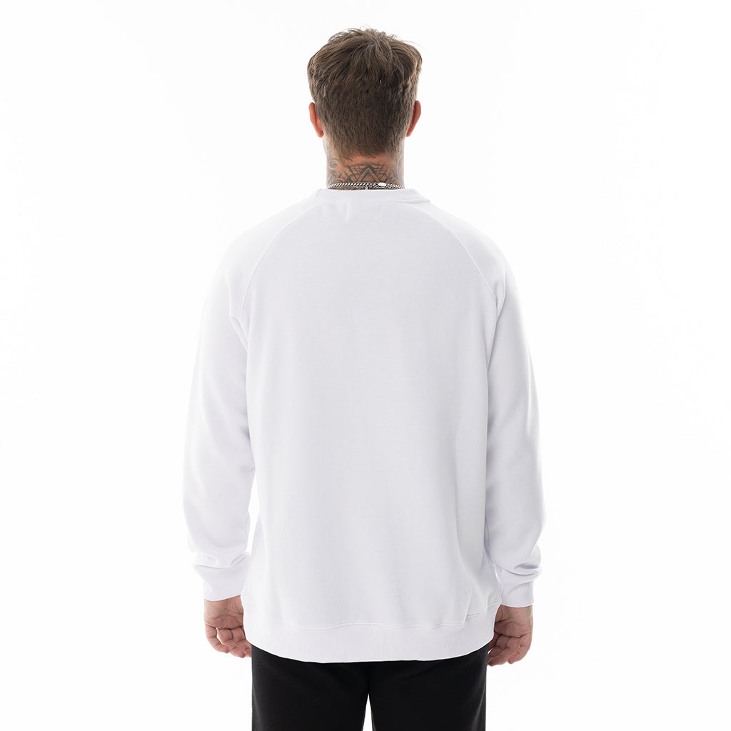 MELBURN MADE CREW NECK WHITE