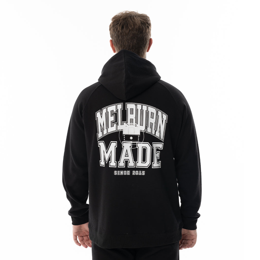 BLACK MELBURN MADE HOODIE