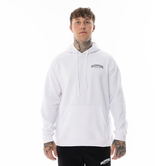 WHITE MELBURN MADE HOODIE