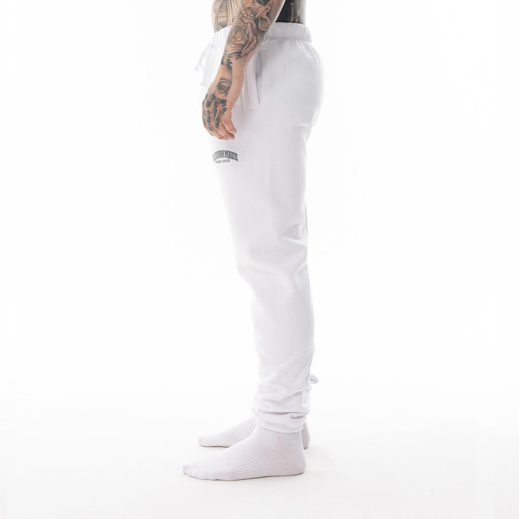 MELBURN MADE TRACK PANTS WHITE