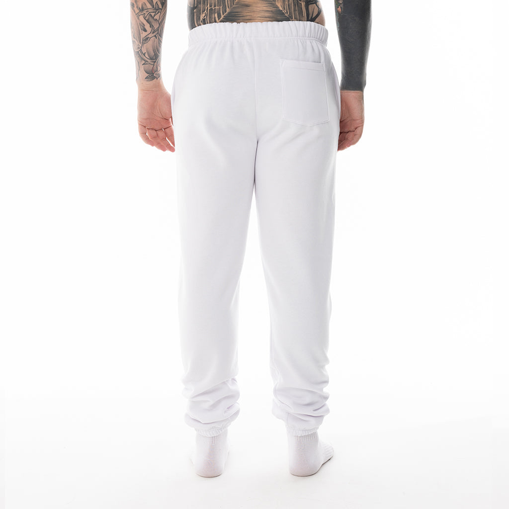 MELBURN MADE TRACK PANTS WHITE