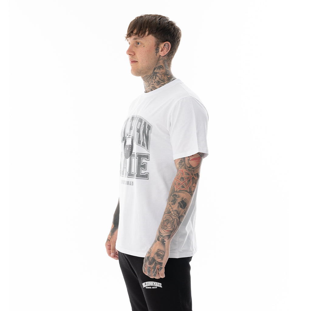 MELBURN MADE TEE REGULAR FIT WHITE