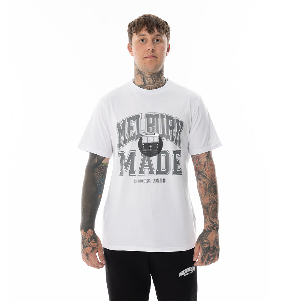 MELBURN MADE TEE REGULAR FIT WHITE